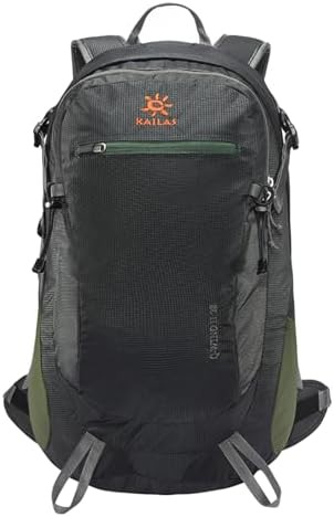 Dark Green Waterproof Daypack with Rain Cover