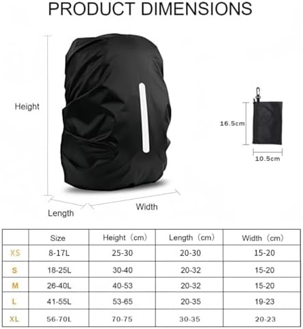 Black snowproof rain cover medium — photo 5