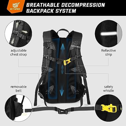 Skysper waterproof 30l camping backpack — photo 3