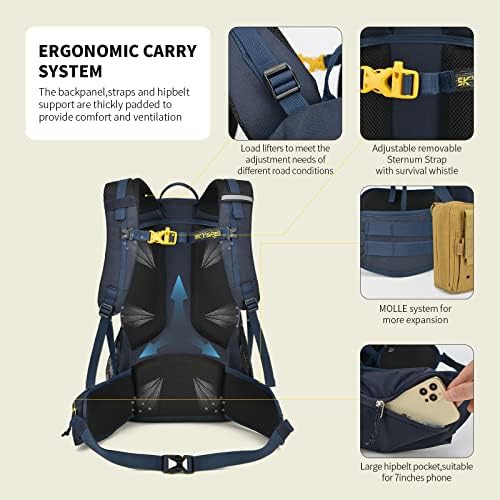 Large 35L multi compartment hiking backpack — photo 4