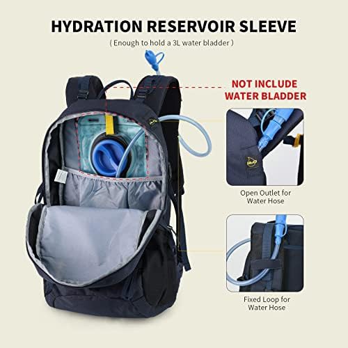 Large 35L multi compartment hiking backpack — photo 5
