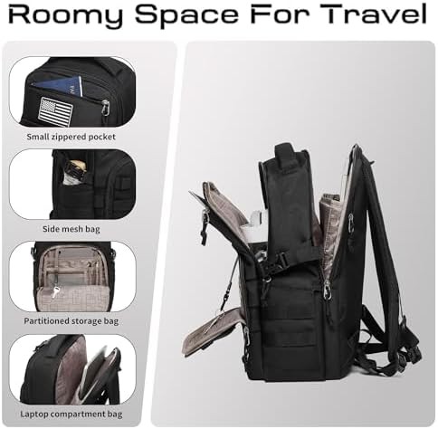 Small tactical assault bag 18.5 in black — photo 4