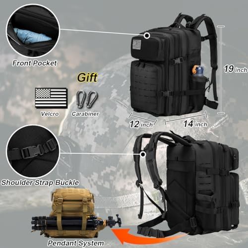 Heavy Duty 50L Military Tactical Assault Pack — photo 4