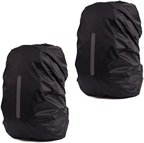 Ultralight portable backpack rain cover twin pack