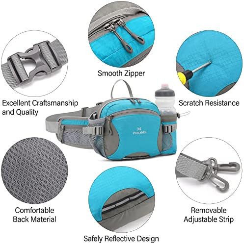 Hiking fanny pack with bottle holder — photo 5