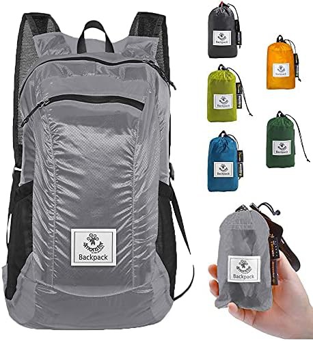 Silver ultralight hiking daypack 32l