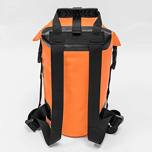 Orange Waterproof Dry Bag Rucksack 10L — photo 4