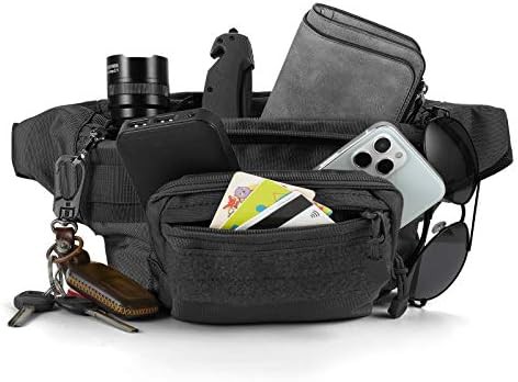 Black tactical waist bag — photo 4