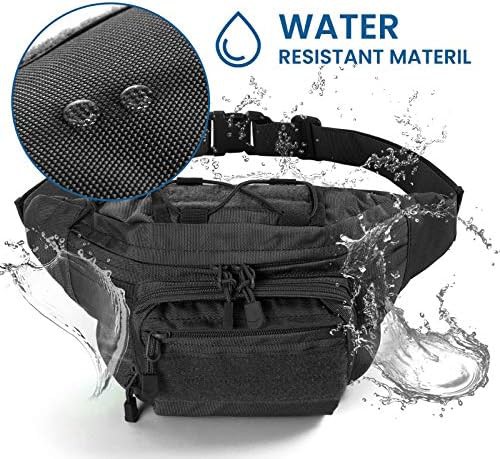 Black tactical waist bag — photo 5