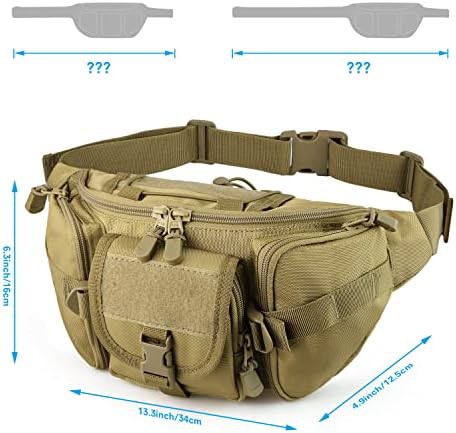 Tan tactical fanny pack — photo 3