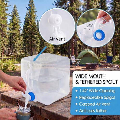 Spigot collapsible water pouch 4-pack — photo 4