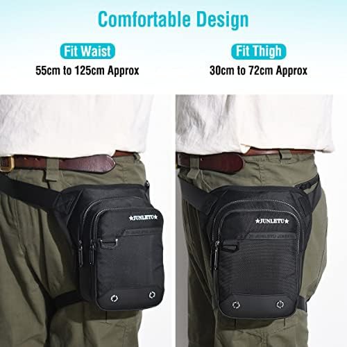 Motorcycle thigh bag with removable leg harness — photo 5