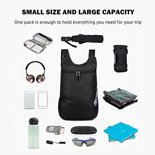 Black kingsea foldable travel daypack — photo 4