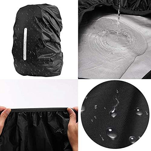 Waterproof Backpack Rain Cover 2 Pack Black — photo 4