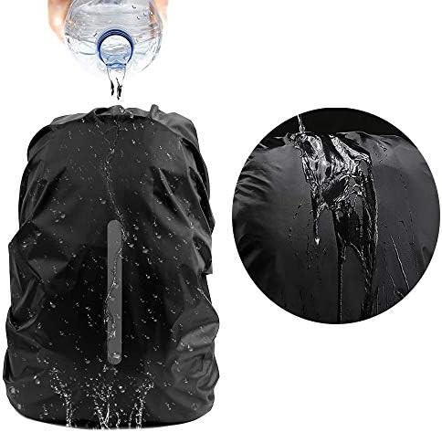 Waterproof Backpack Rain Cover 2 Pack Black — photo 5