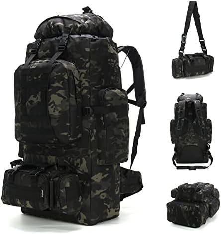 Tactical rucksack camping backpack 100l
