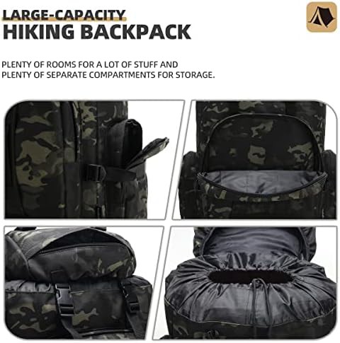 Tactical rucksack camping backpack 100l — photo 3