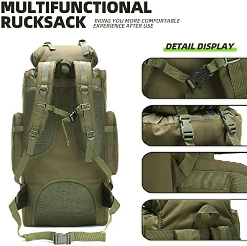 Tactical waterproof 100L camping rucksack — photo 5