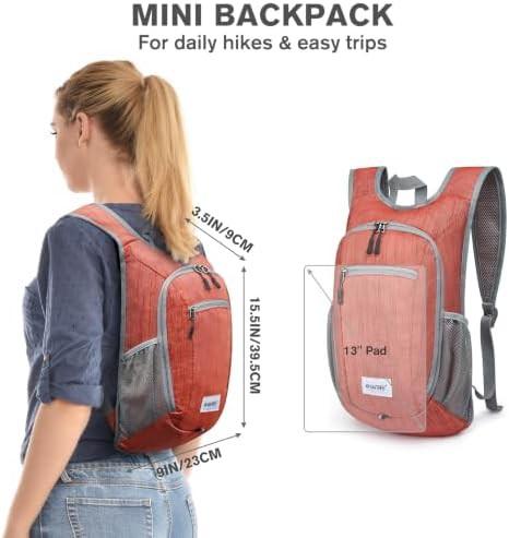 Outdoor travel foldable daypack 15.0 in — photo 3