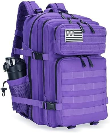 Camo tactical backpack forty five l army molle bag