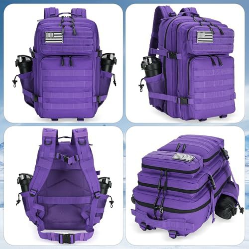 Camo tactical backpack forty five l army molle bag — photo 3