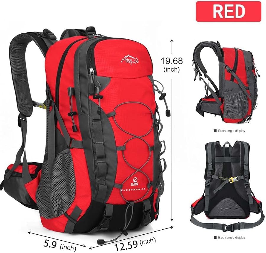 Lightweight hiking daypack with waterproof rain cover — photo 3