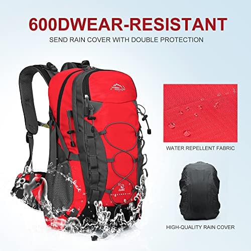 Lightweight hiking daypack with waterproof rain cover — photo 5