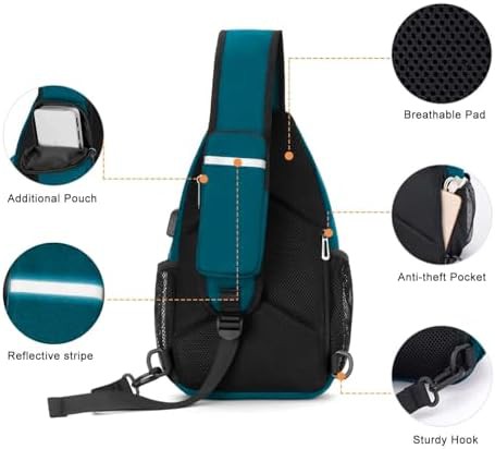 Travel hiking sling backpack — photo 3