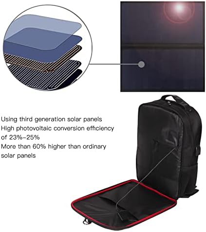 Lightweight solar power laptop bag with USB port — photo 5