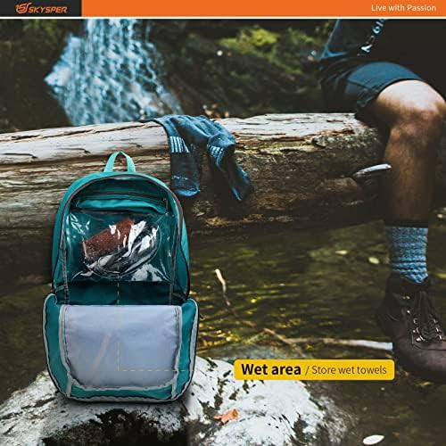 30L carry on hiking backpack with wet pocket — photo 3