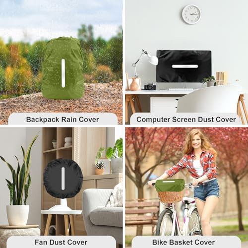 2 Pack Waterproof Rain Cover for Backpack — photo 5