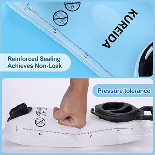 Leakproof hydration bladder with replaceable bite valve — photo 5