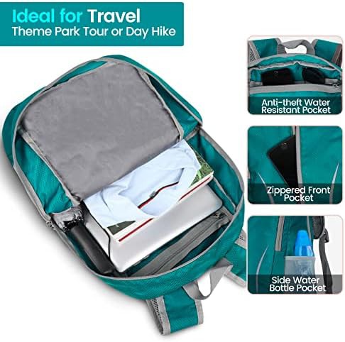 Lake green 25l foldable hiking backpack — photo 3
