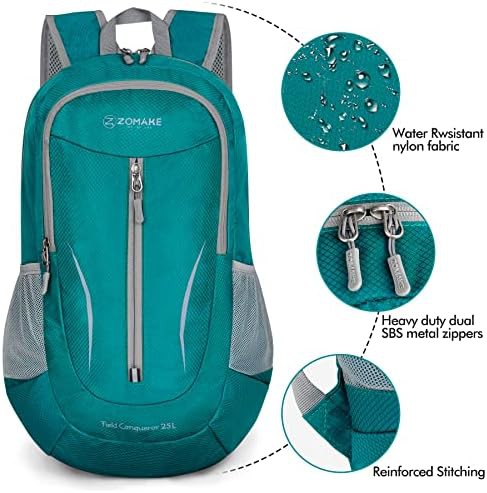 Lake green 25l foldable hiking backpack — photo 5