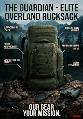 Large tactical camping frame backpack — photo 3