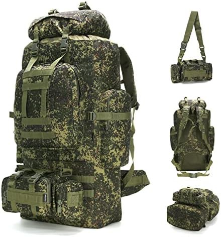 Military camping molle rucksack 100l