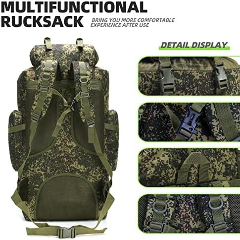 Military camping molle rucksack 100l — photo 4