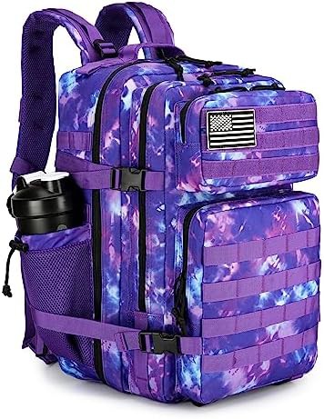 Purple camo tactical assault rucksack 45L