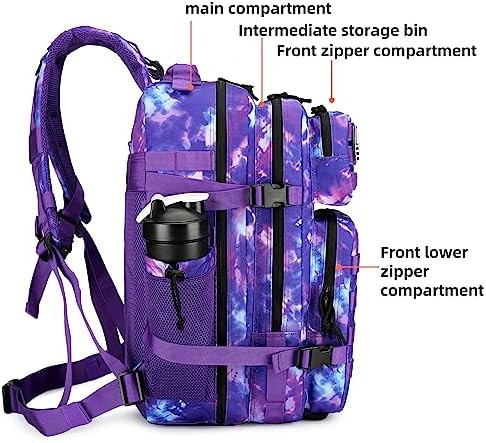 Purple camo tactical assault rucksack 45L — photo 3