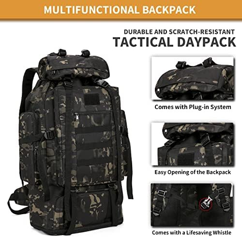 Large 100L Tactical MOLLE Hiking Rucksack — photo 4