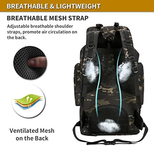 Large 100L Tactical MOLLE Hiking Rucksack — photo 5