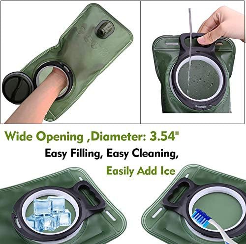 Army green 3L water reservoir pouch — photo 5
