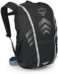 Hivis reflective commuter rain cover black