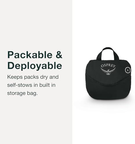Ultralight backpack rain cover black — photo 3