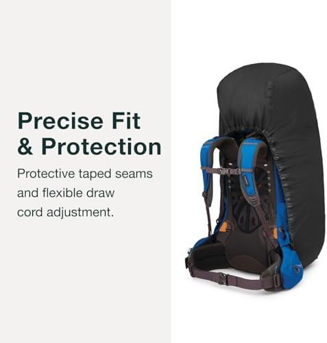 Ultralight backpack rain cover black — photo 4
