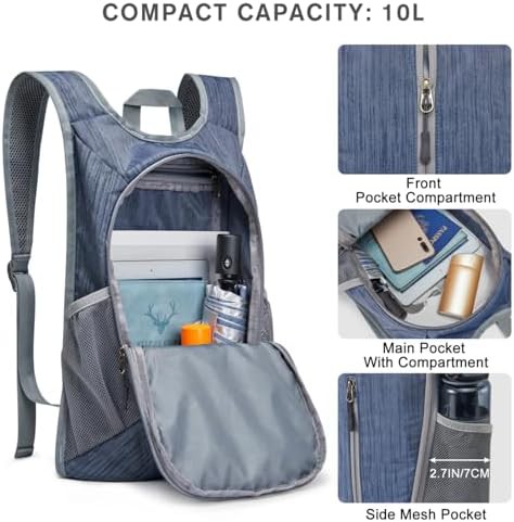 Small Foldable 10L Hiking Daypack — photo 3