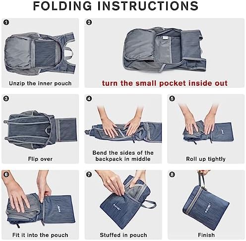 Small Foldable 10L Hiking Daypack — photo 5