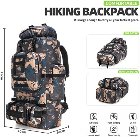 Hiking molle 100L tactical rucksack — photo 3