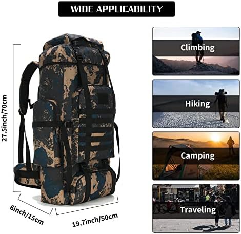 70l military assault camping pack — photo 4