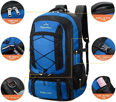 RaoRanDang large waterproof 75l hiking backpack — photo 4